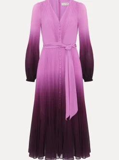 Phase Eight Purple Petite Mira Ombre Dress