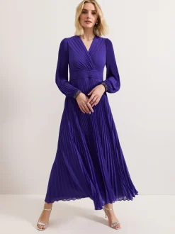 Phase Eight Purple Vila Beaded Dress