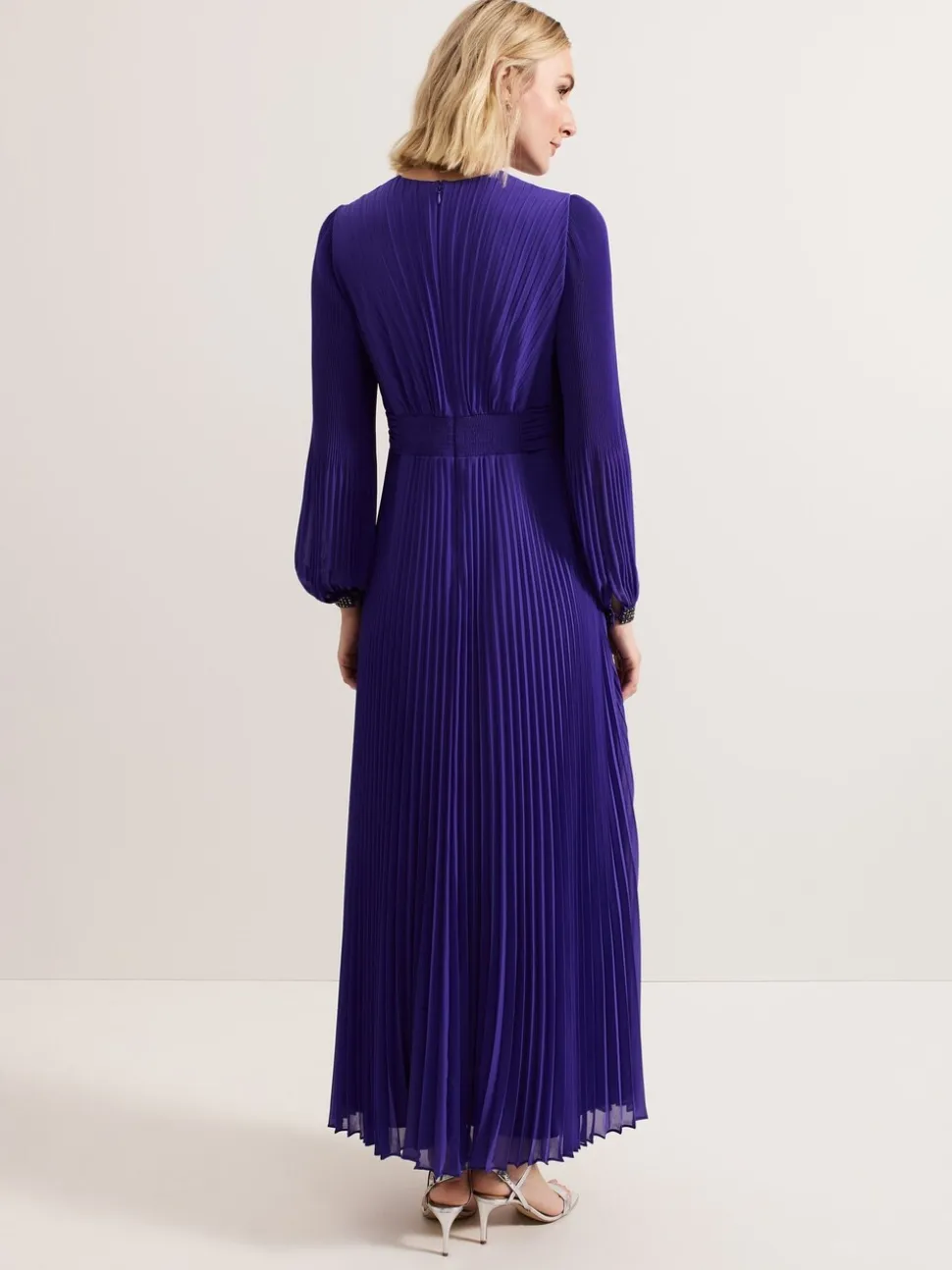 Phase Eight Purple Vila Beaded Dress