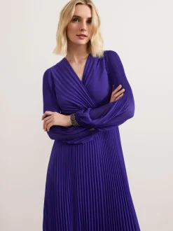 Phase Eight Purple Vila Beaded Dress