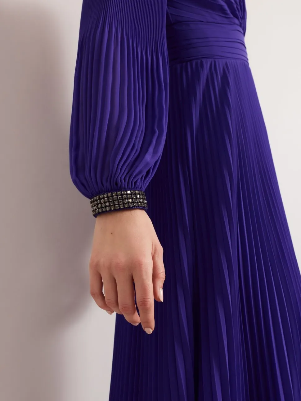 Phase Eight Purple Vila Beaded Dress
