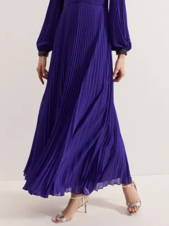Phase Eight Purple Vila Beaded Dress