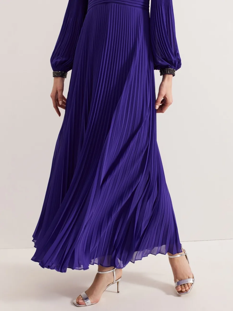 Phase Eight Purple Vila Beaded Dress