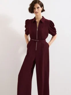 Phase Eight Red Petite Candice Jumpsuit