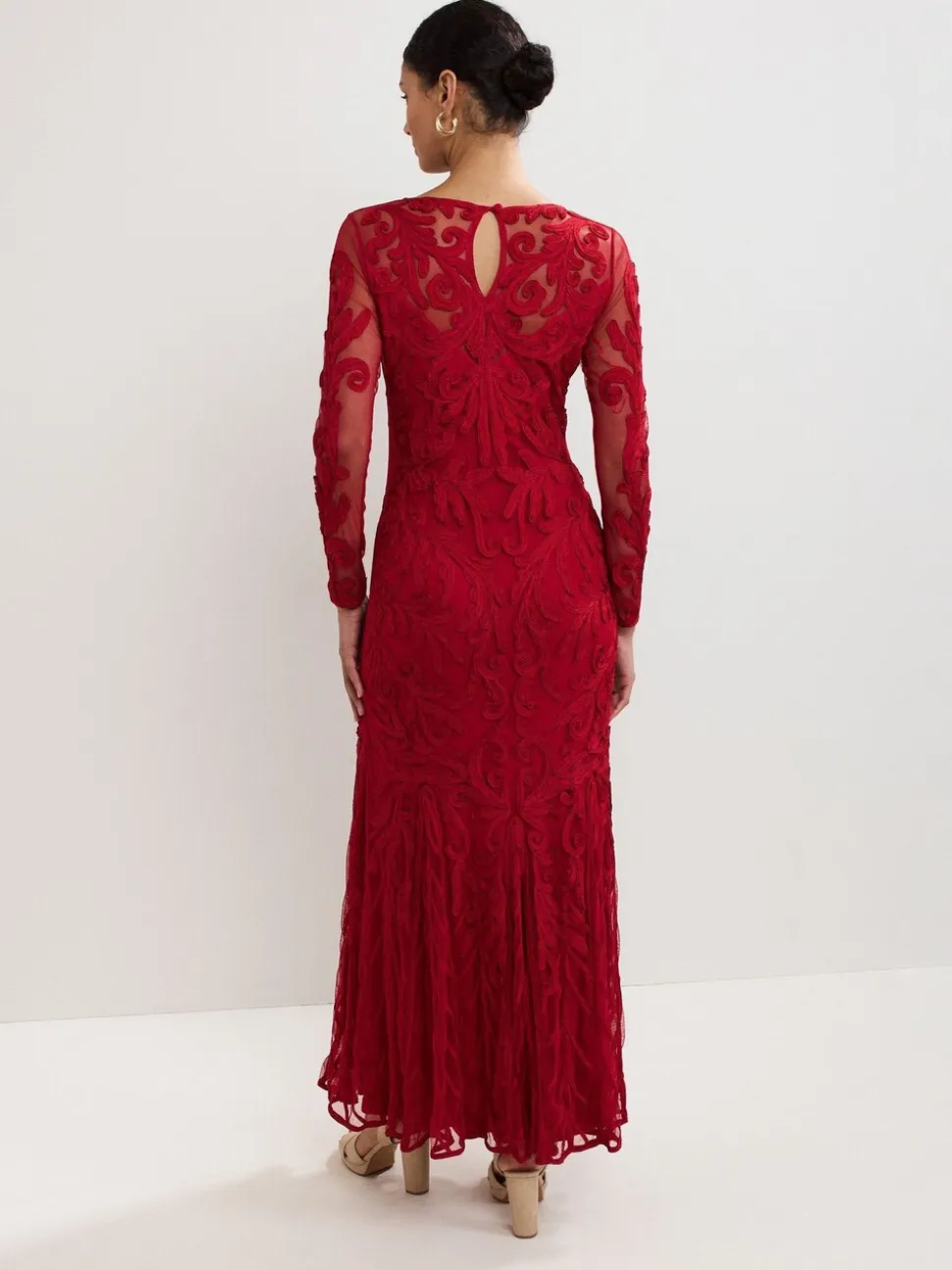 Phase Eight Red Phoenix Maxi Dress