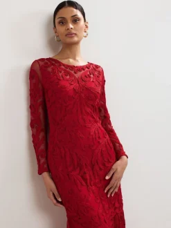 Phase Eight Red Phoenix Maxi Dress
