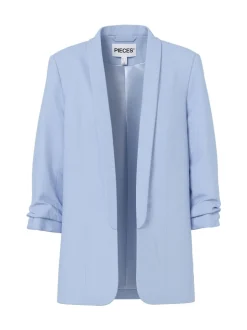 PIECES Blue 3/4 Sleeve Blazer