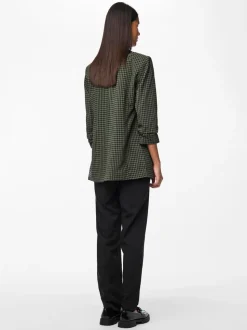 PIECES Green Printed Blazer