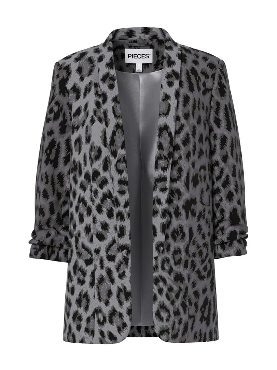 Pieces Grey Printed Blazer