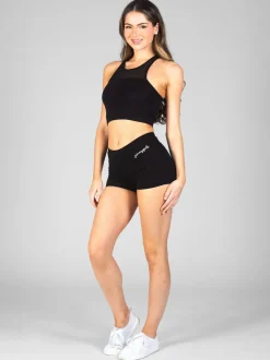 Pineapple Black Jersey Hotpant Shorts