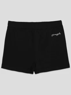 Pineapple Black Jersey Hotpant Shorts