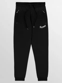 Pineapple Black Petite Skinny Zip Joggers
