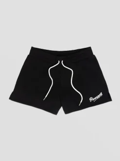 Pineapple Black Retro Shorts