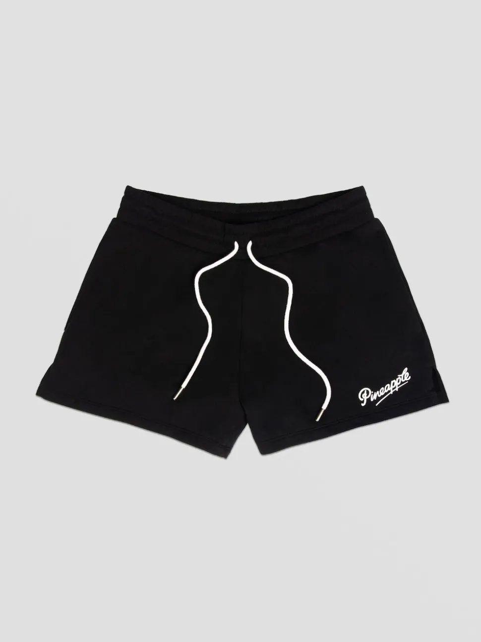 Pineapple Black Retro Shorts