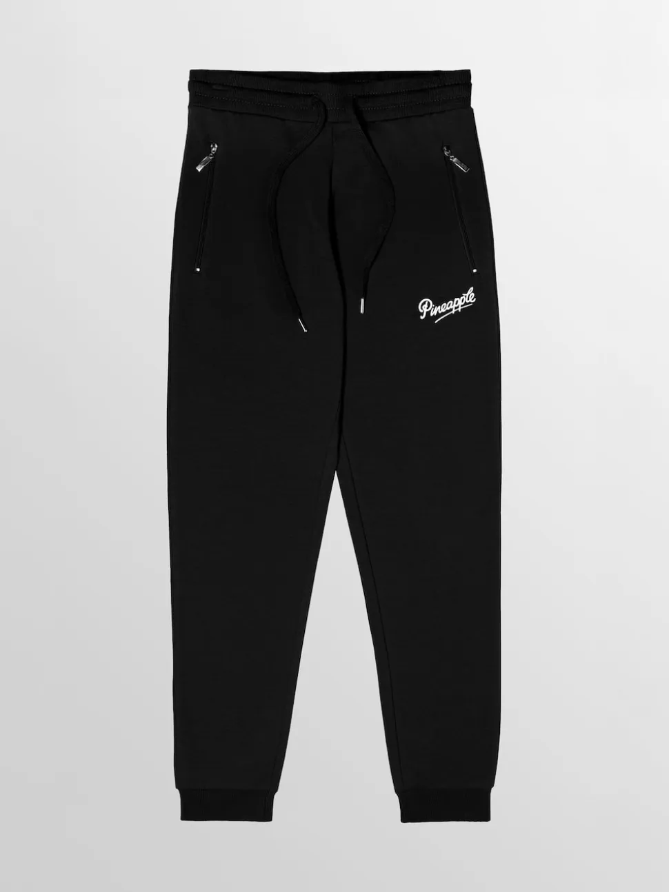 Pineapple Black Skinny Zip Joggers