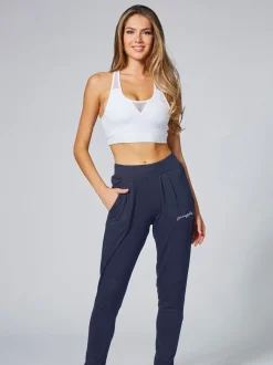 Pineapple Charcoal Grey Viscose Relaxed Fit Jersey Joggers