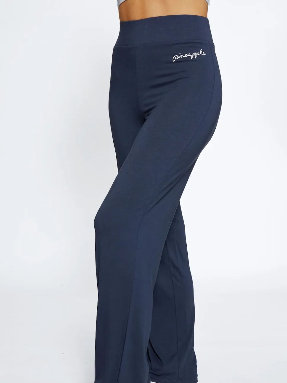 Pineapple Dark Grey Viscose Jersey Joggers