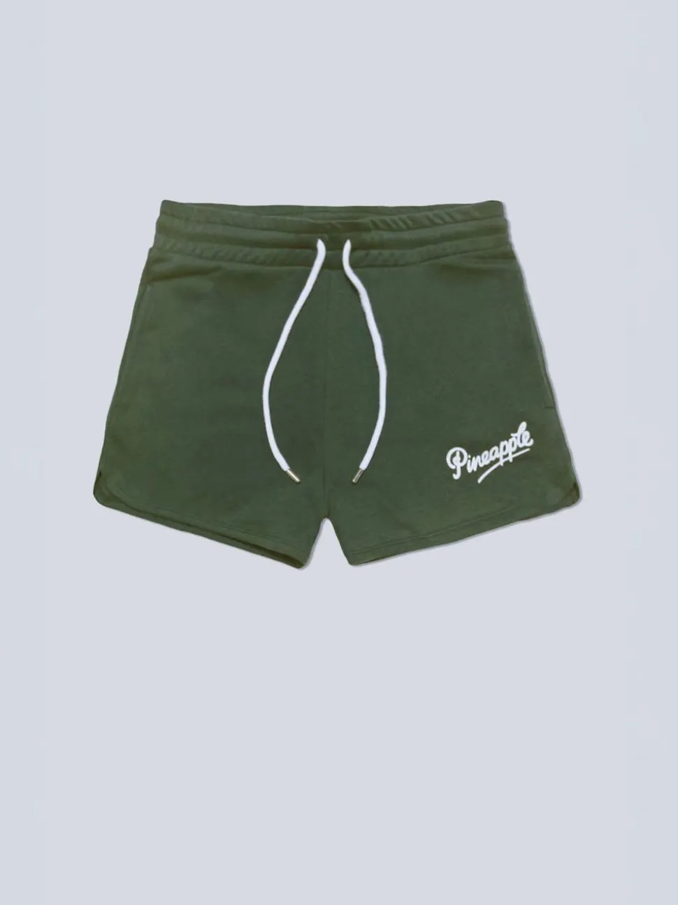 Pineapple Green Retro Shorts