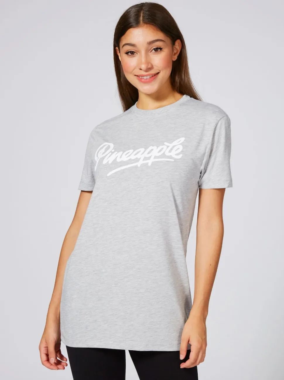 Pineapple Grey Logo T-Shirt