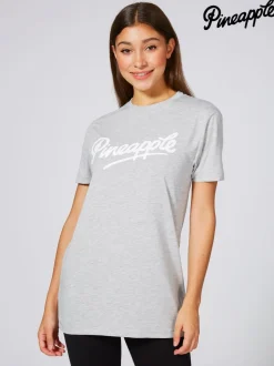 Pineapple Grey Logo T-Shirt