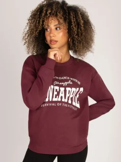 Pineapple Red Womens Logo Sweatshirt