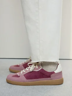 Pink Cord Forever Comfort® Lace-Up Trainers