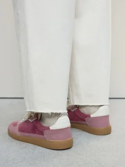 Pink Cord Forever Comfort® Lace-Up Trainers