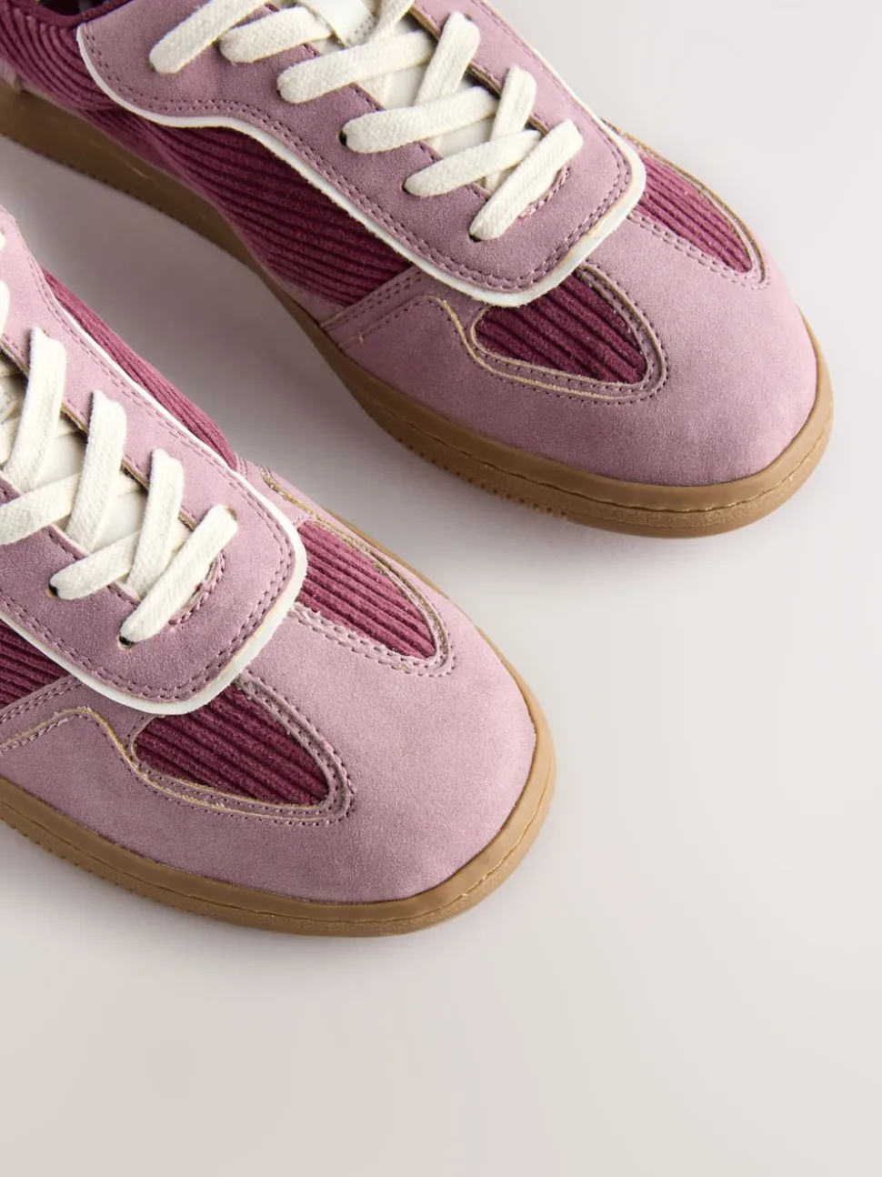 Pink Cord Forever Comfort® Lace-Up Trainers