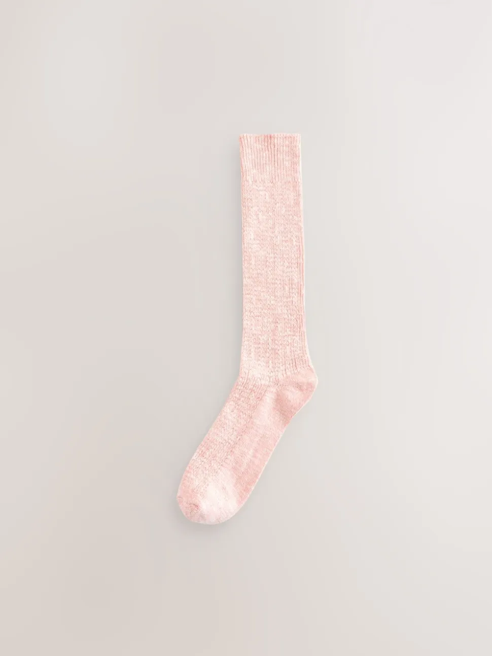 Pink Cotton Slub Slouchy Ankle Socks 3 Pack