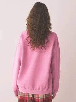 Pink Croissant Sweatshirt