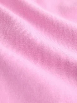 Pink Embellished Duck Short Sleeve Crew Neck Top