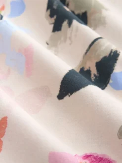 Pink Floral Short Sleeve Pyjamas