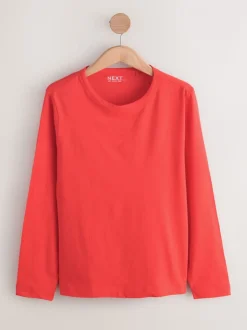 Pink Long Sleeve Crew Neck T-Shirts 5 Pack