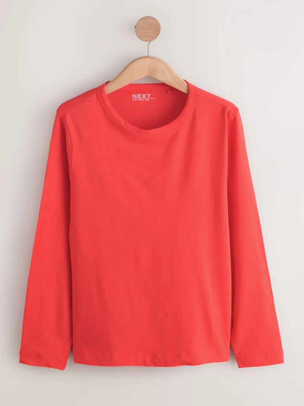 Pink Long Sleeve Crew Neck T-Shirts 5 Pack