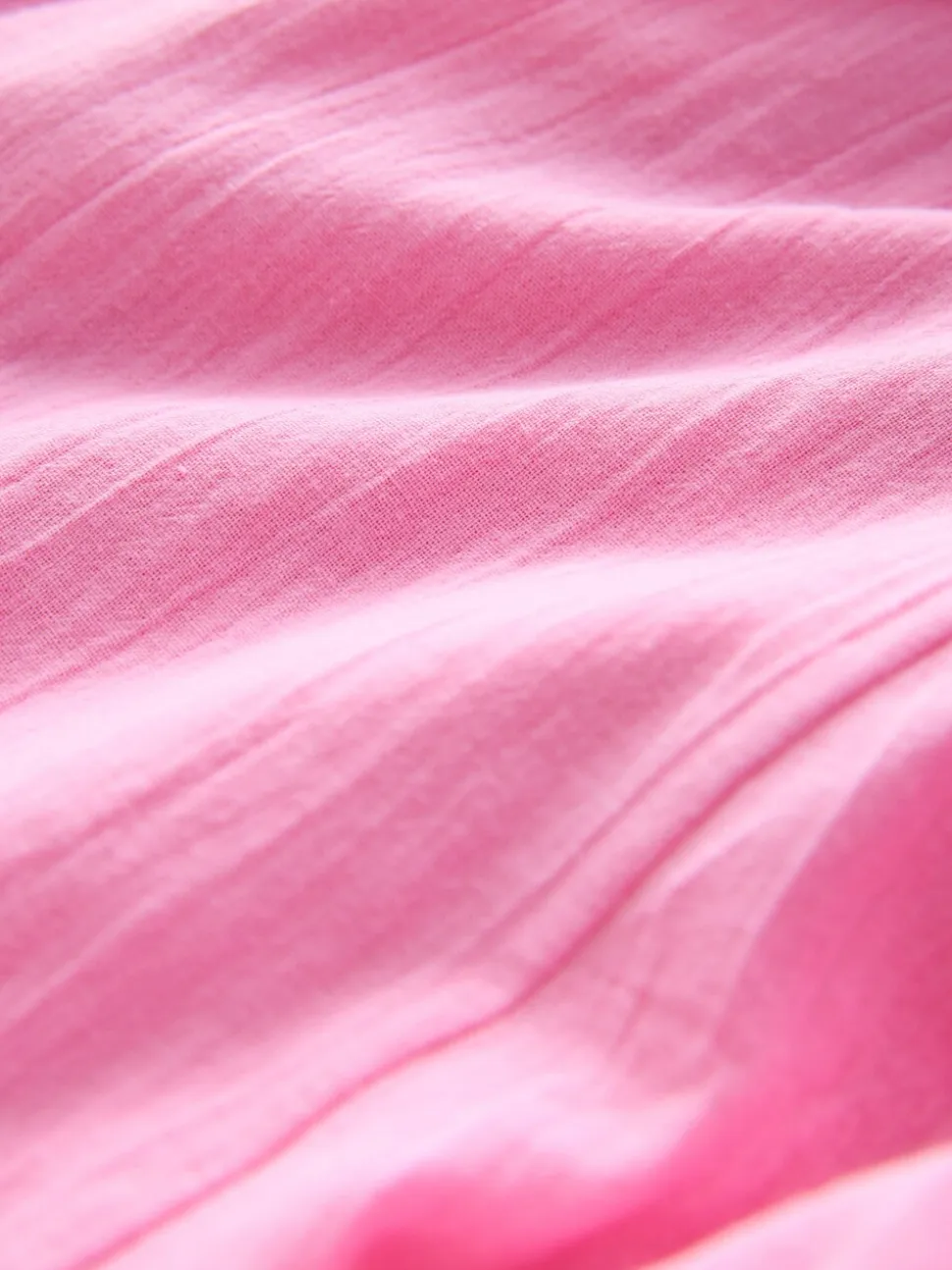 Pink Puff Sleeve Midi Dress