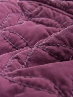 Pink Velvet Quilted Jacket