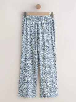 Pink/Blue Floral Short Sleeve Pyjamas 2 Pack