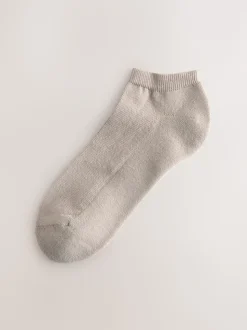 Pink/Blue/Neutral Cushion Sole Trainer Socks 4 Pack