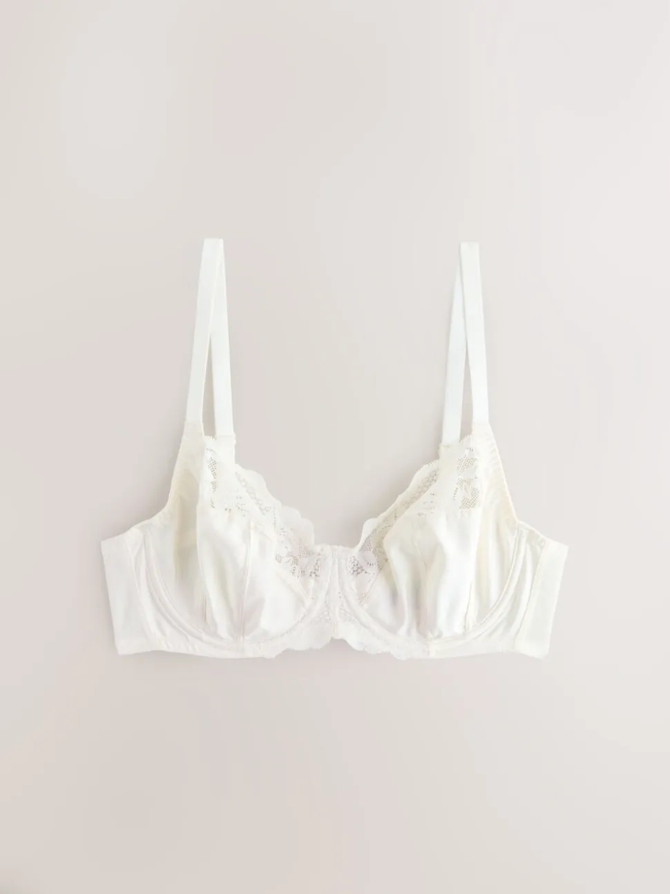 Pink/Cream/Green Floral DD+ Non Pad Full Cup Bras 3 Pack
