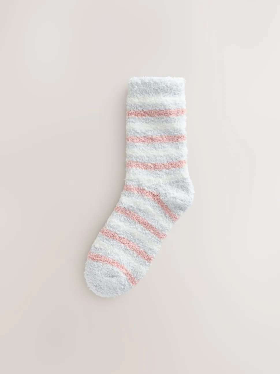 Pink/Grey Bows Cosy Ankle Socks 4 Pack