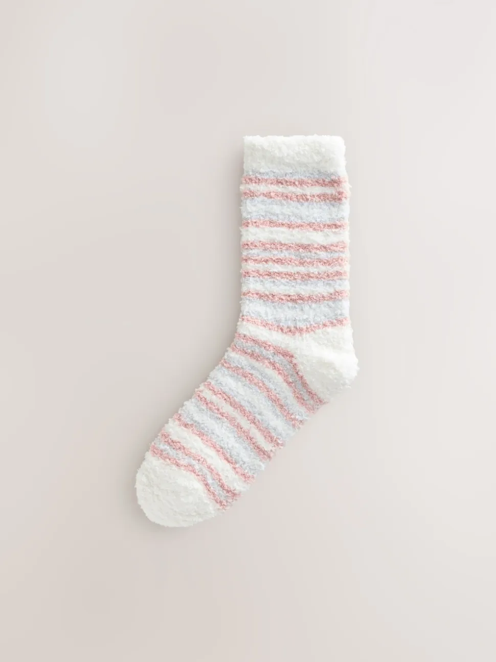 Pink/Grey Bows Cosy Ankle Socks 4 Pack