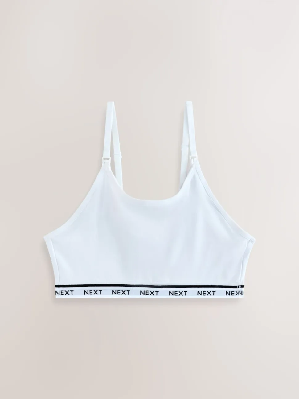 Pink/White Maternity Nursing Crop Ultimate Comfort Tops 2 Pack