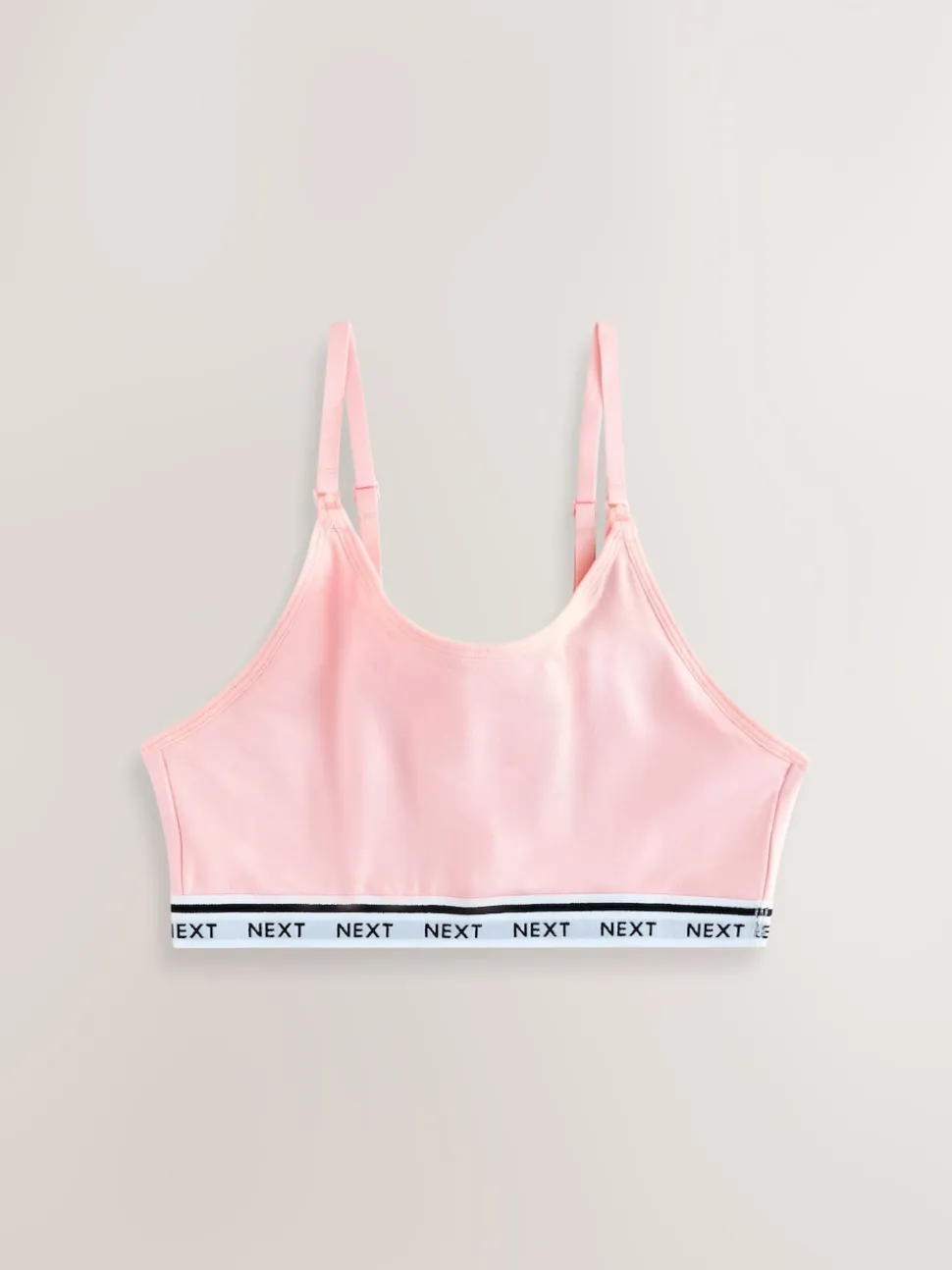 Pink/White Maternity Nursing Crop Ultimate Comfort Tops 2 Pack