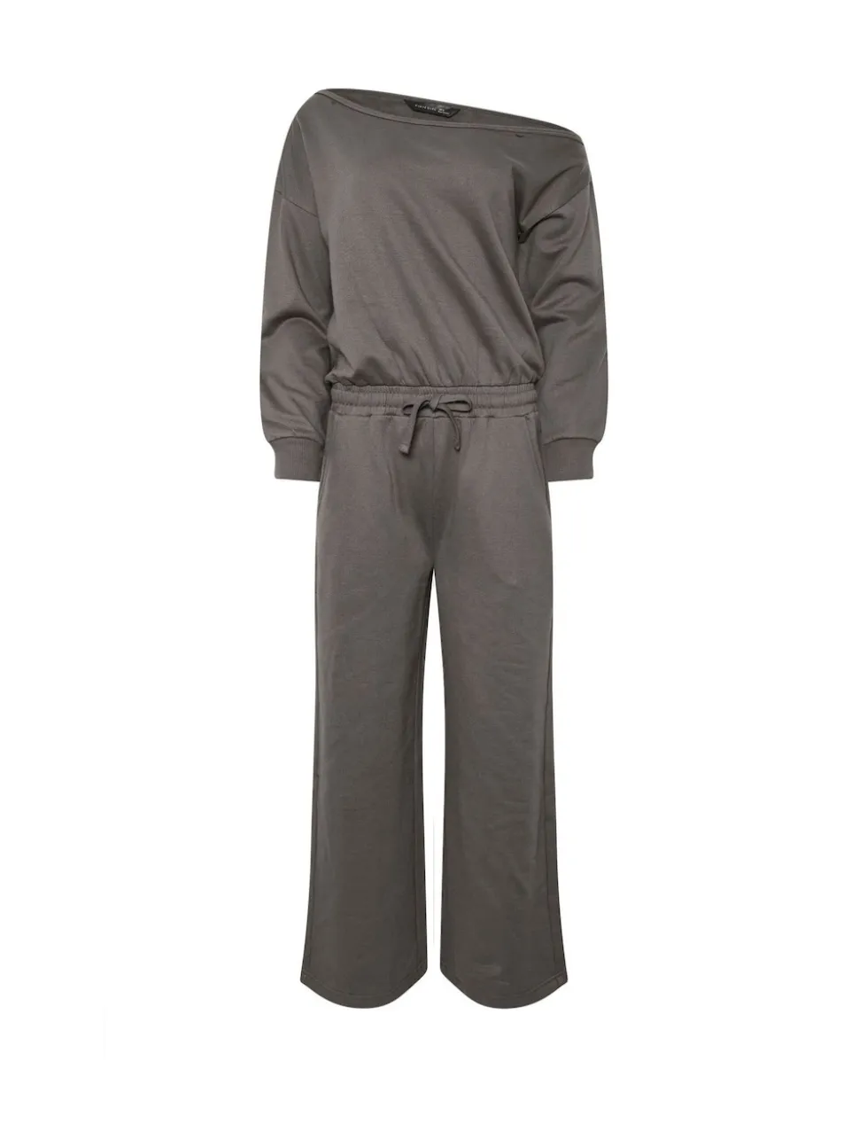 PixieGirl Petite Grey Sweat Wide Leg Jumpsuit