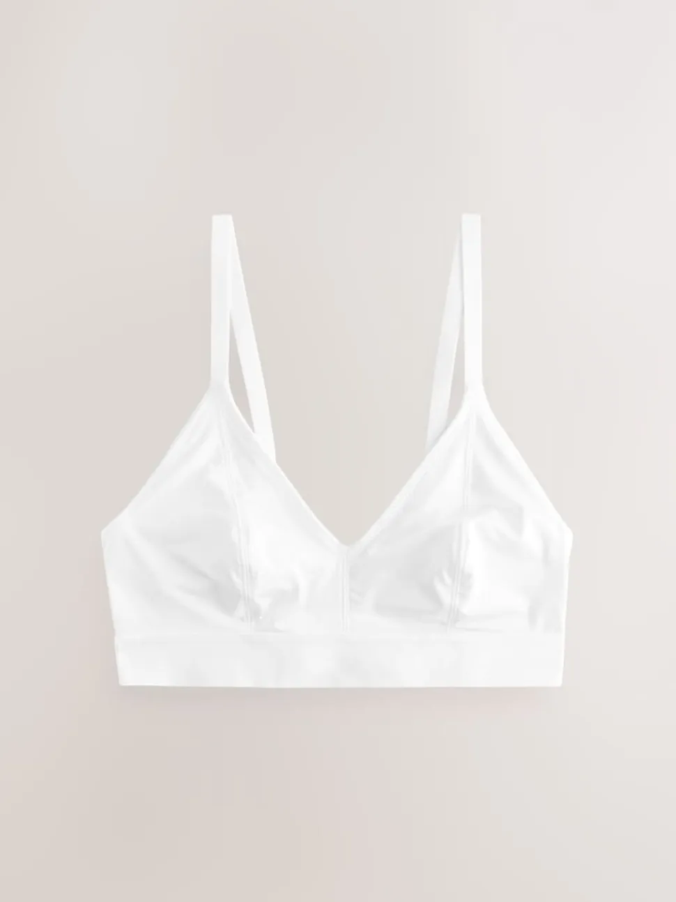 Plum Purple/White Bralette DD+ Ultimate Comfort Non Wire Bralettes 2 Pack