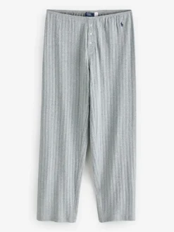 Polo Ralph Lauren Grey Henley/Wide Leg Sleep Set