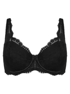 Pour Moi Black Balcony Fleur Balconette Bra