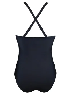 Pour Moi Black Beach Bound High Neck Swimsuit