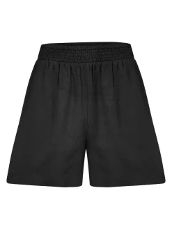 Pour Moi Black Bree High Waist Elasticated Shorts