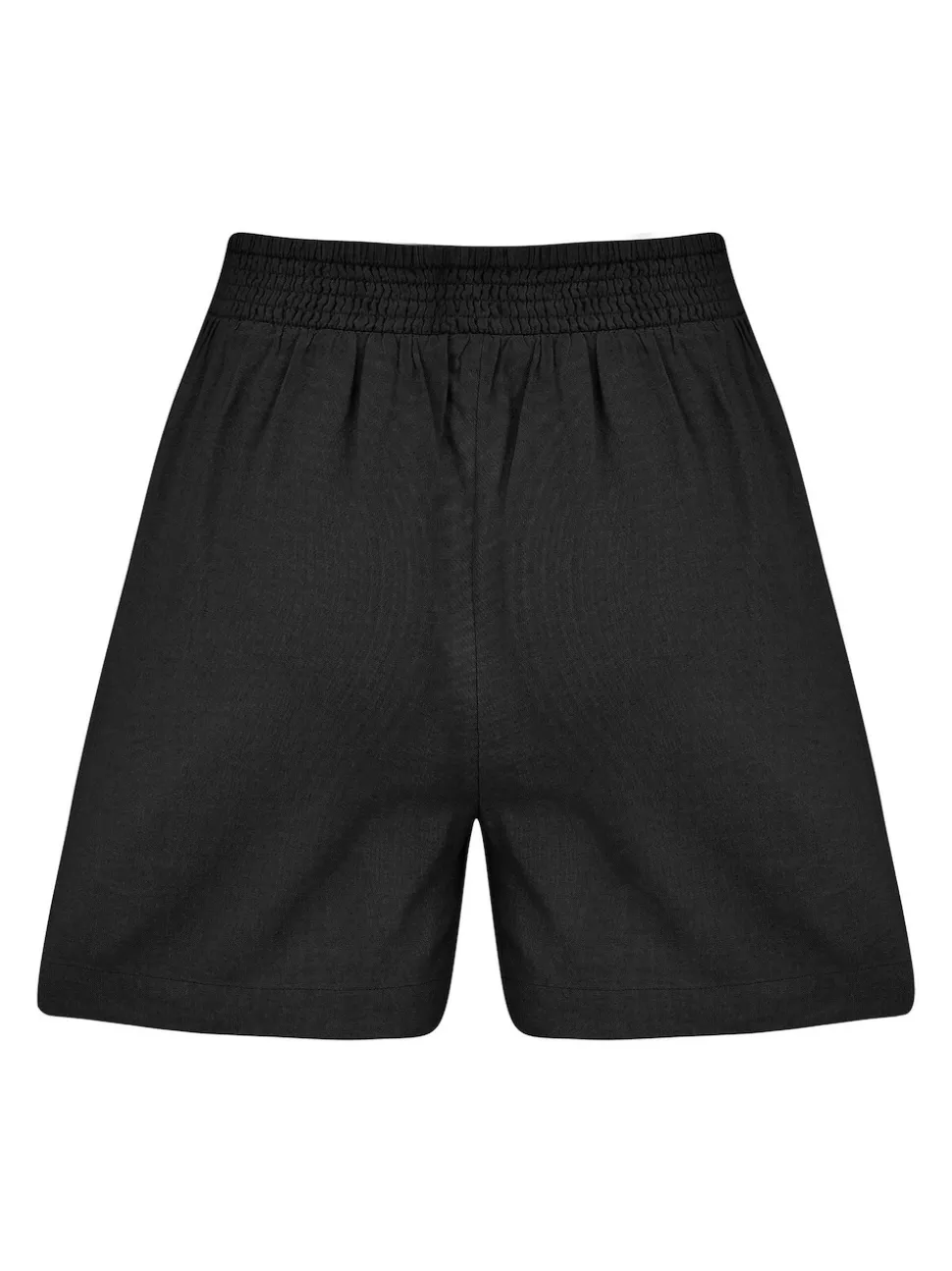 Pour Moi Black Bree High Waist Elasticated Shorts